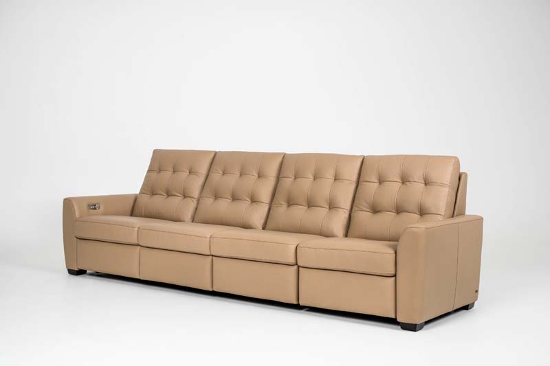 Motion Power Reclining Woodworks, Leather Furniture Madison Wisconsin