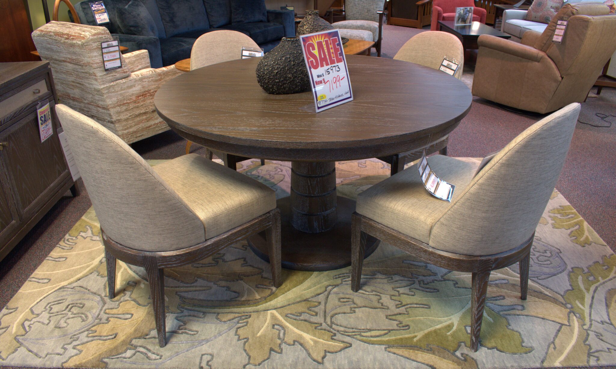 Table and chairs