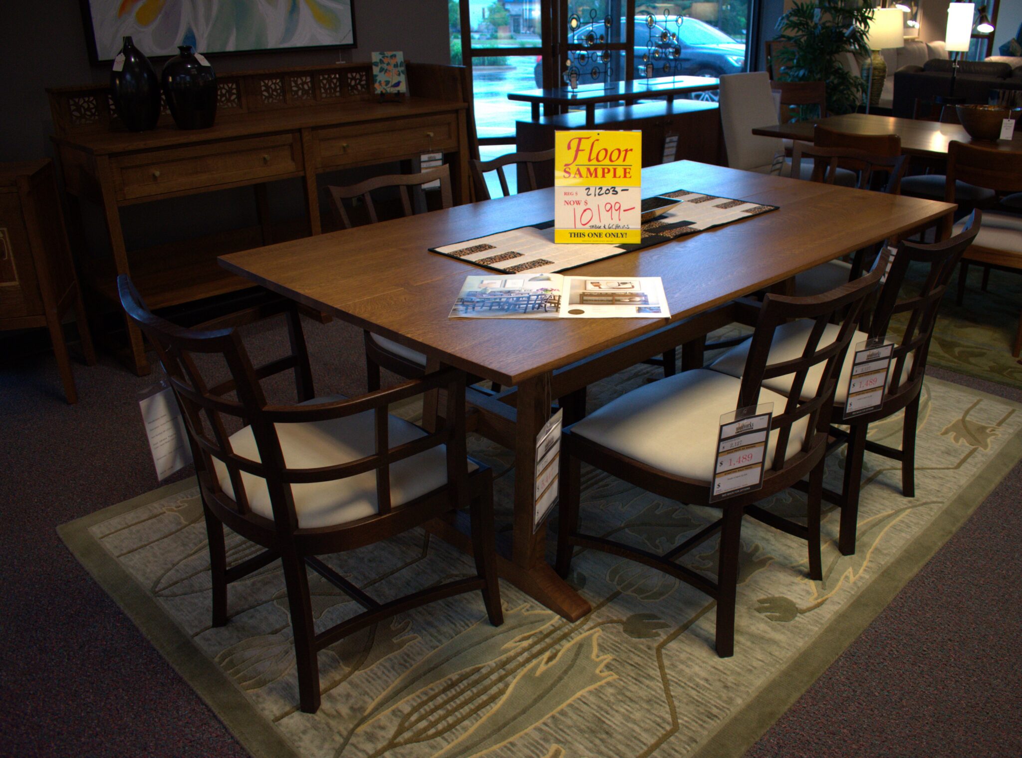 Table and chairs