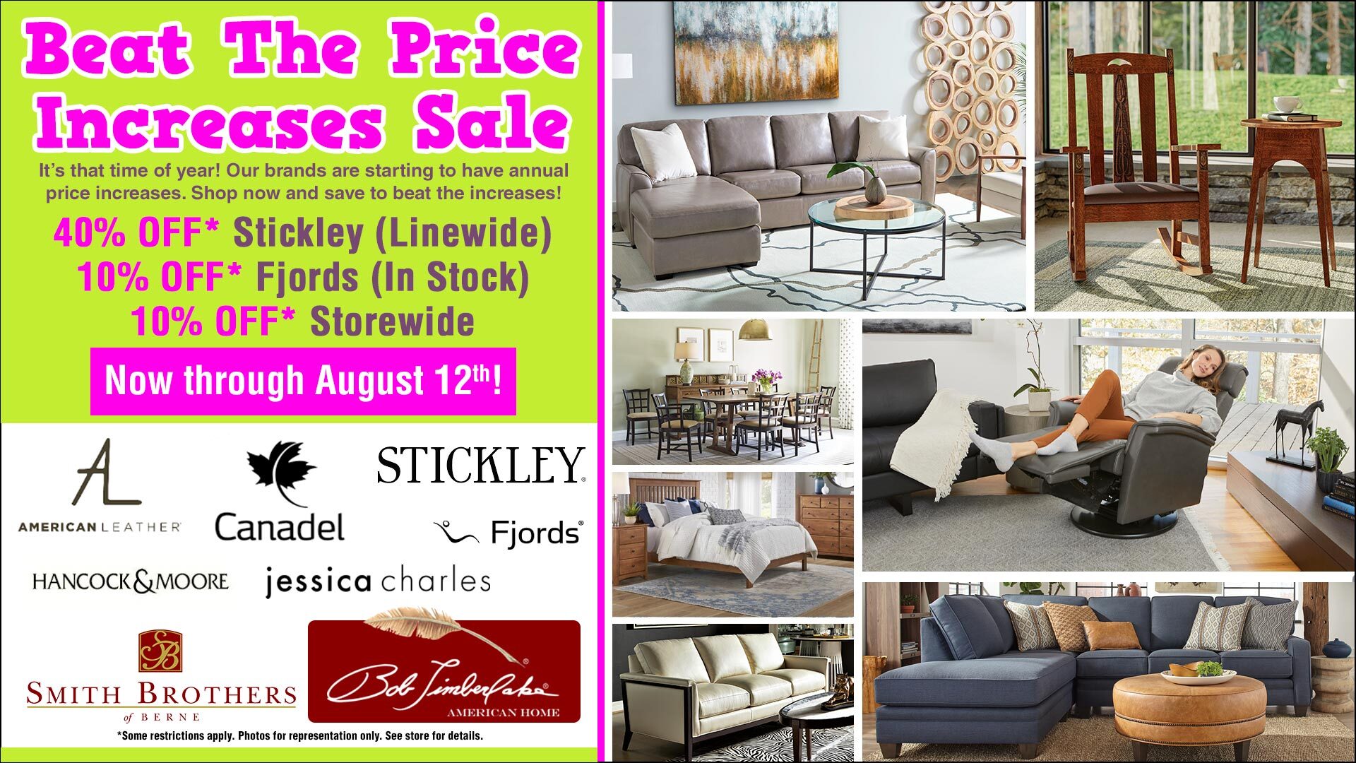 Beat the Price Increases Sale